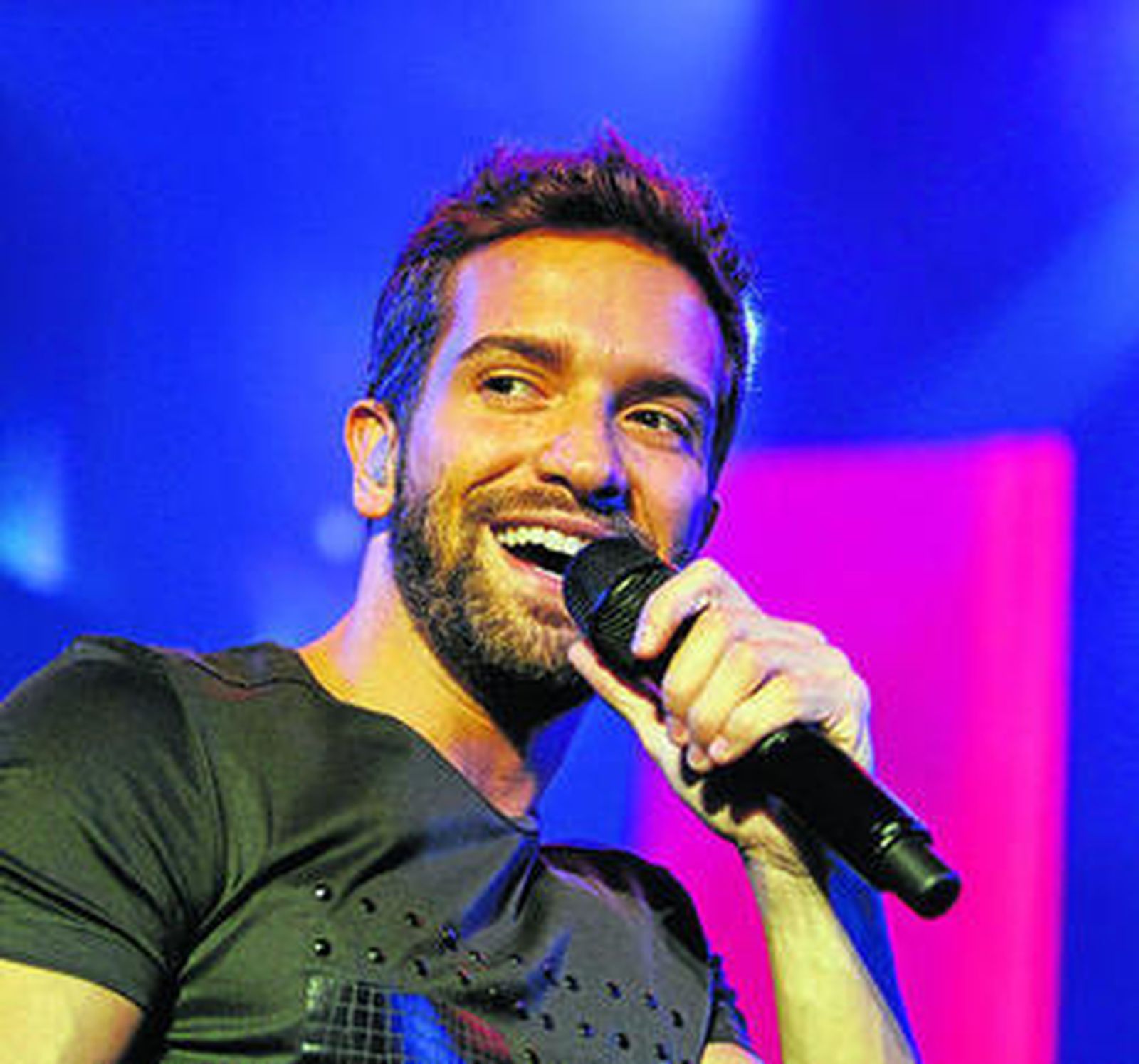 Pablo Alborán, en un concierto reciente.