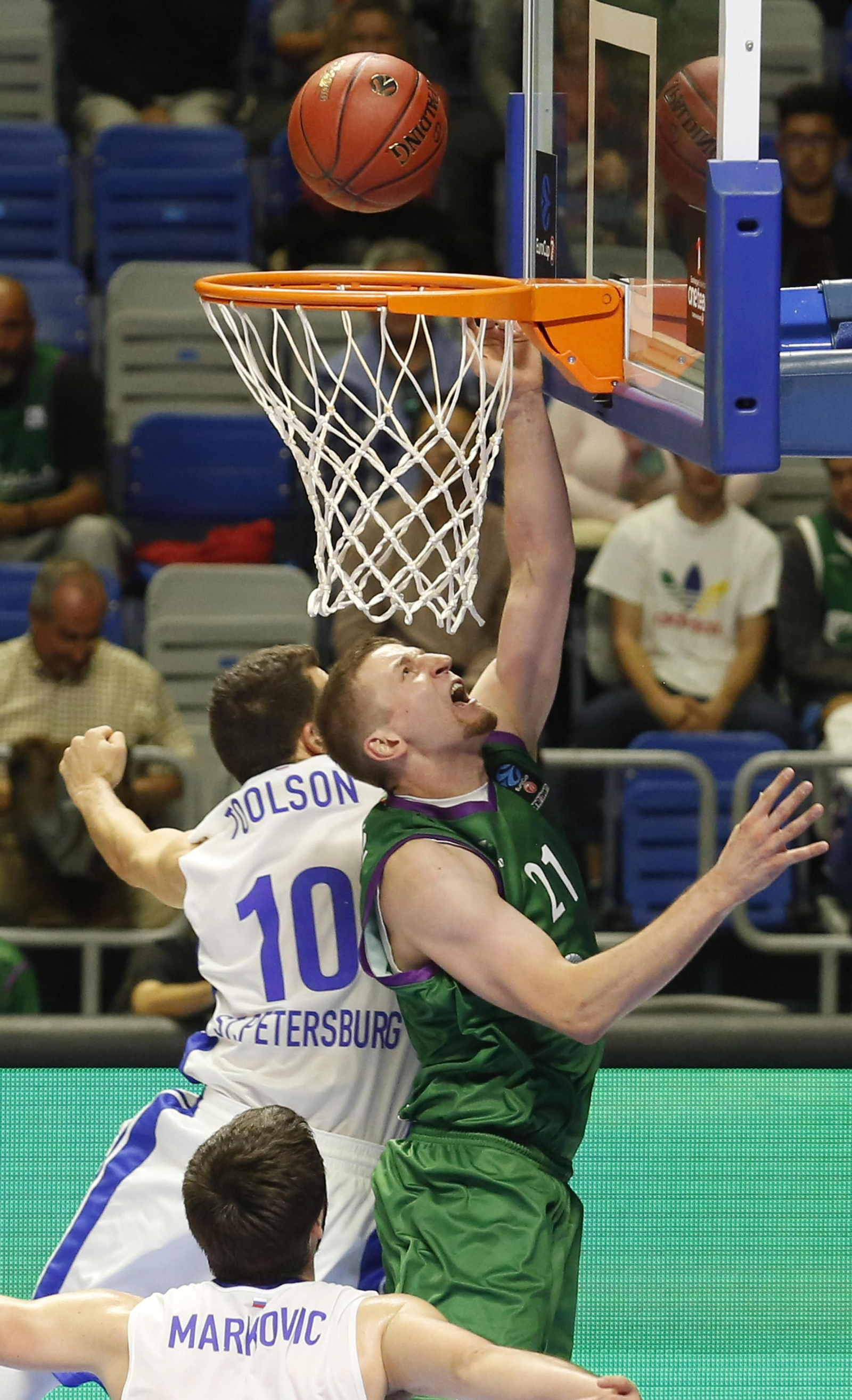 Los cinco años de Adam Waczynski en el Unicaja, en fotos