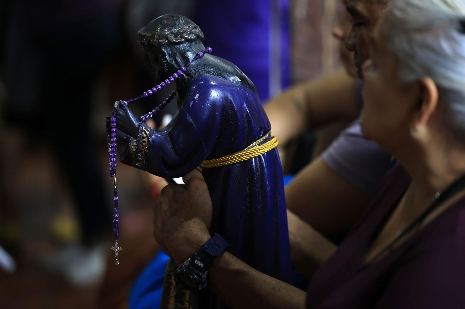 El Cristo Negro de Portobelo es venerado por sus milagros en Panamá