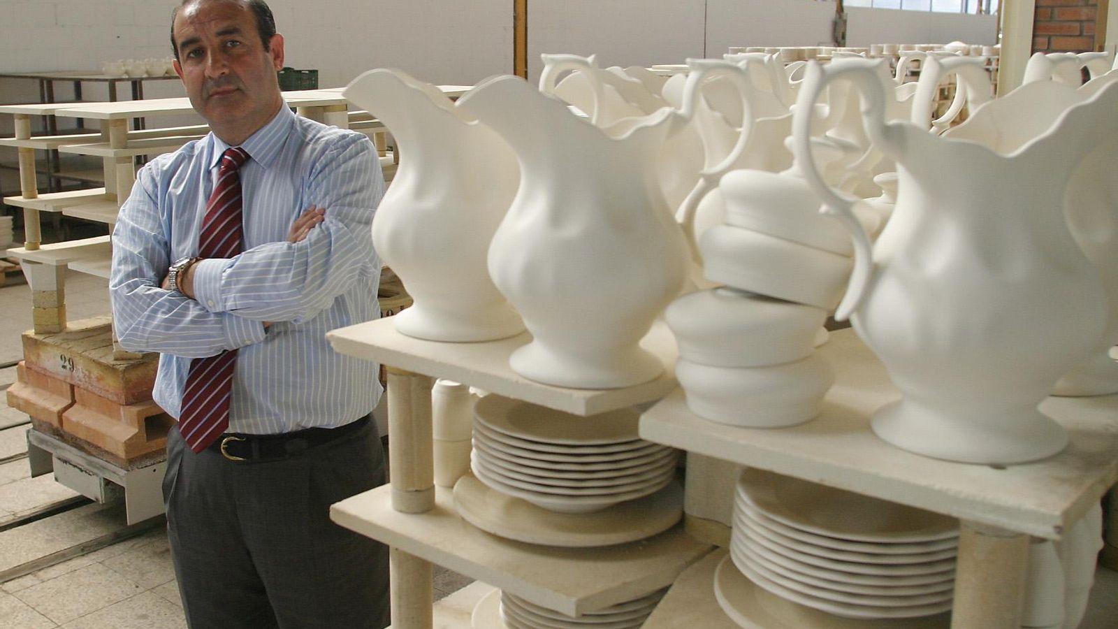 Emilio Portes, uno de los propietarios que ha tenido la fábrica de loza La Cartuja Pickman