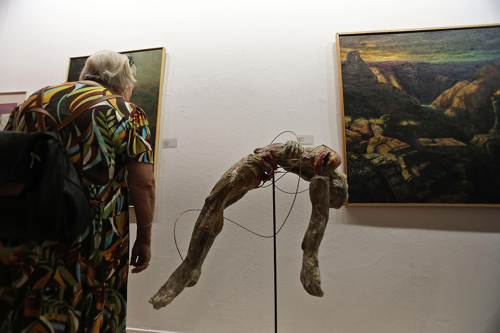 Imágenes de la inauguración de la muestra 'Camino de Perfección' del pintor Antonio Belmonte