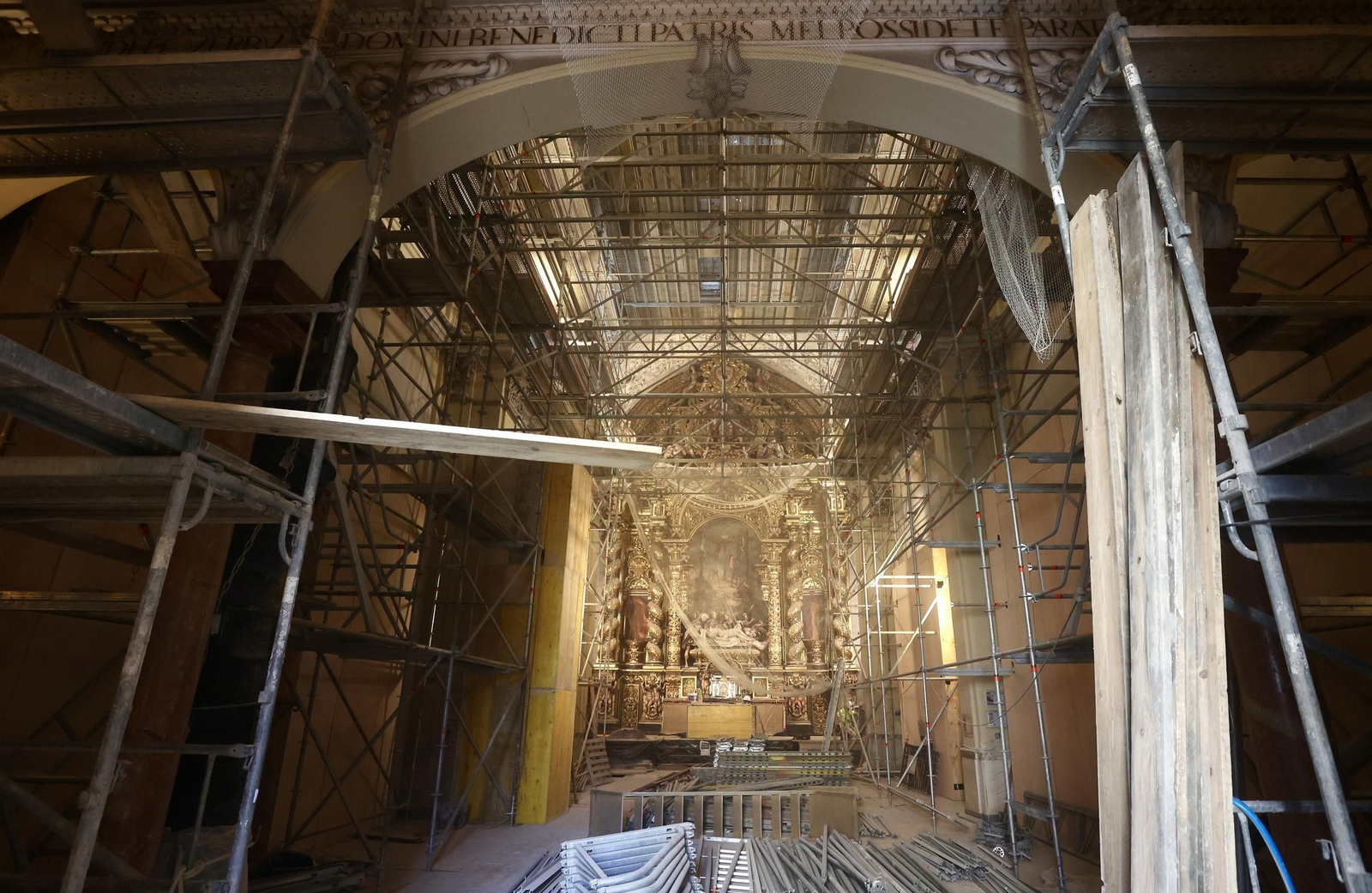 Obras en la Iglesia de La Caridad