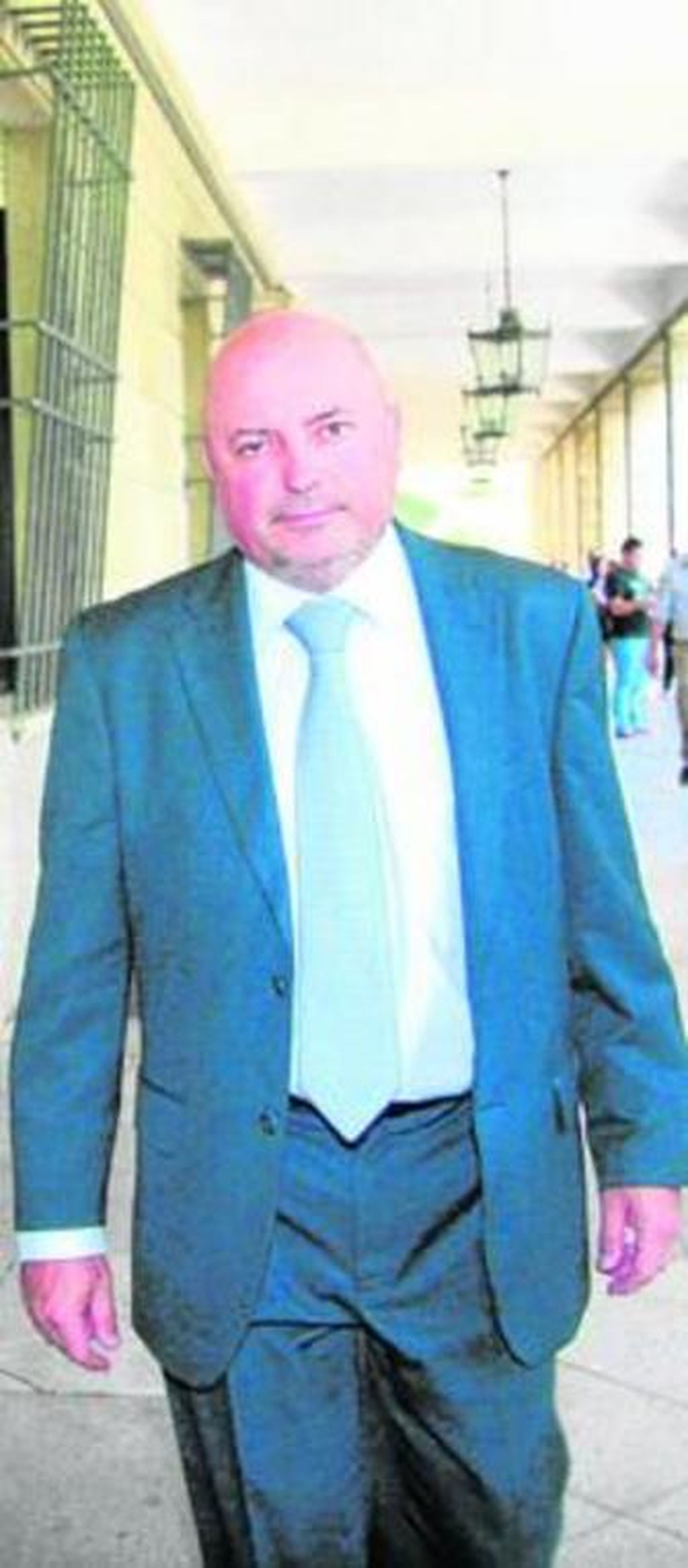 Daniel Ponce, en los juzgados de Sevilla.