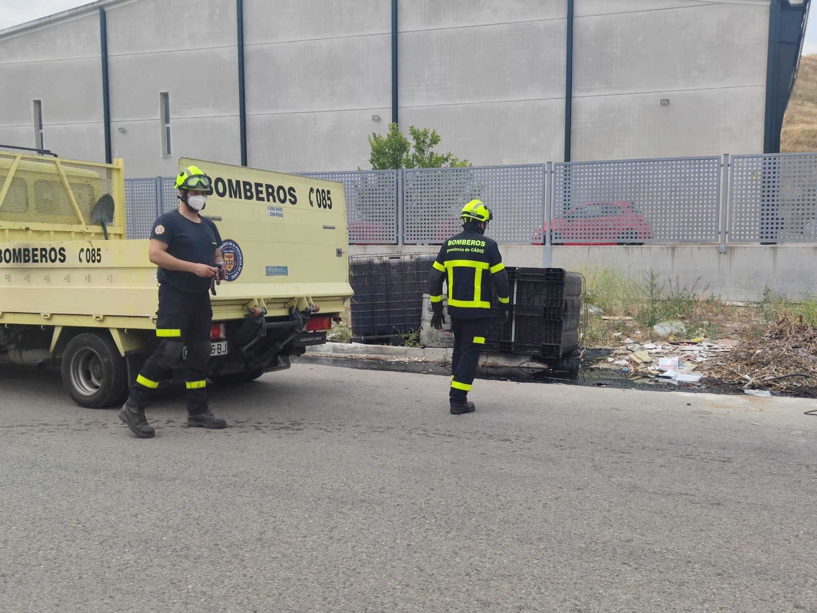 Bomberos del Consorcio Provincial, en una actuación anterior.