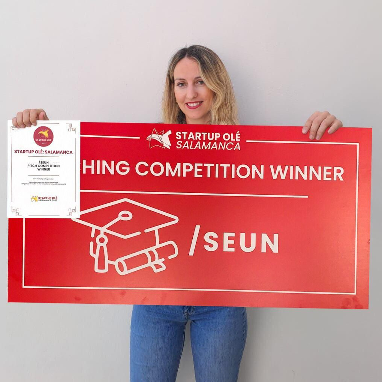 La alumna de la UCA, Natalia Palomo.