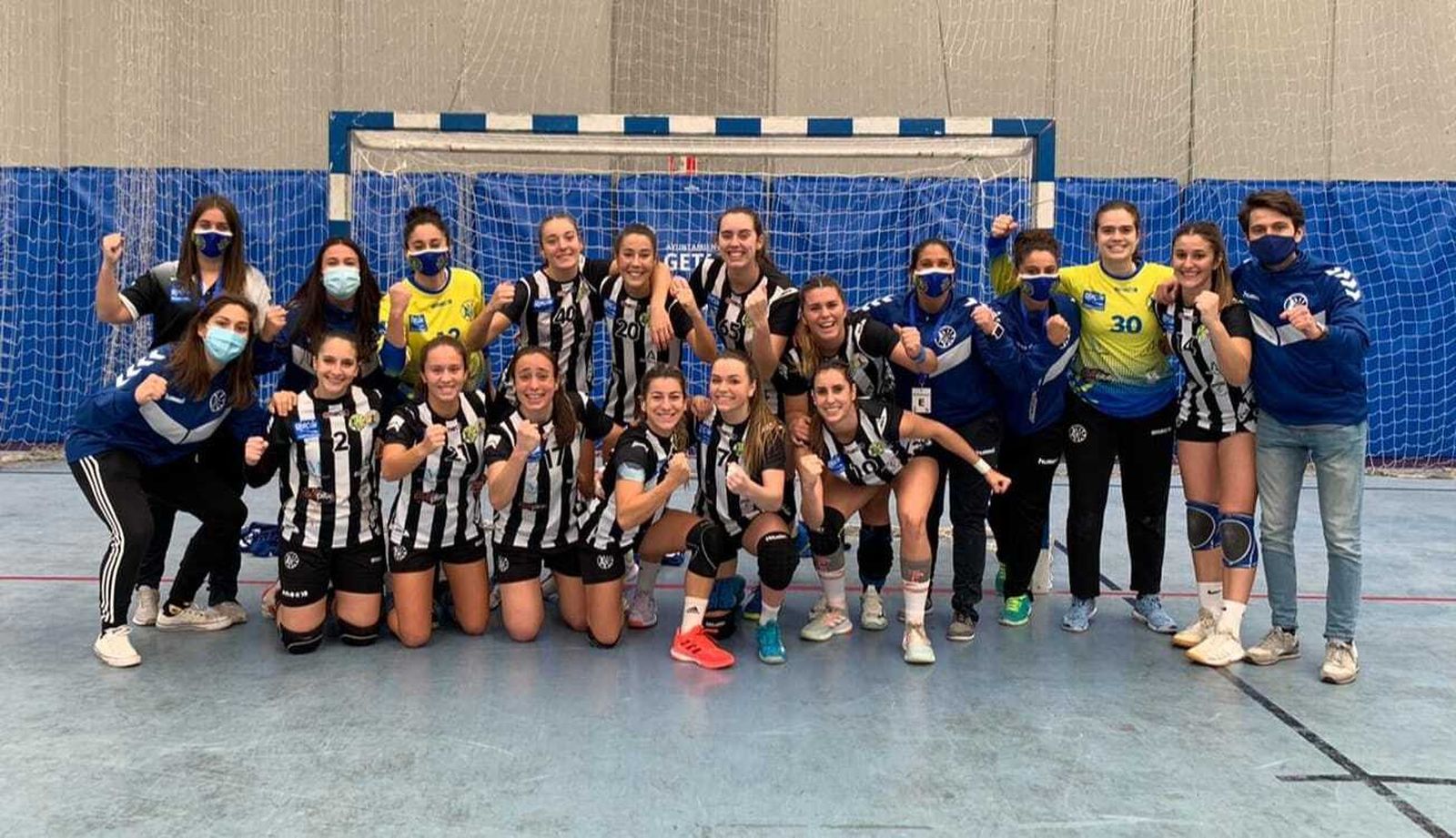 Las jugadoras del Rincón Fertilidad Málaga Norte celebran.