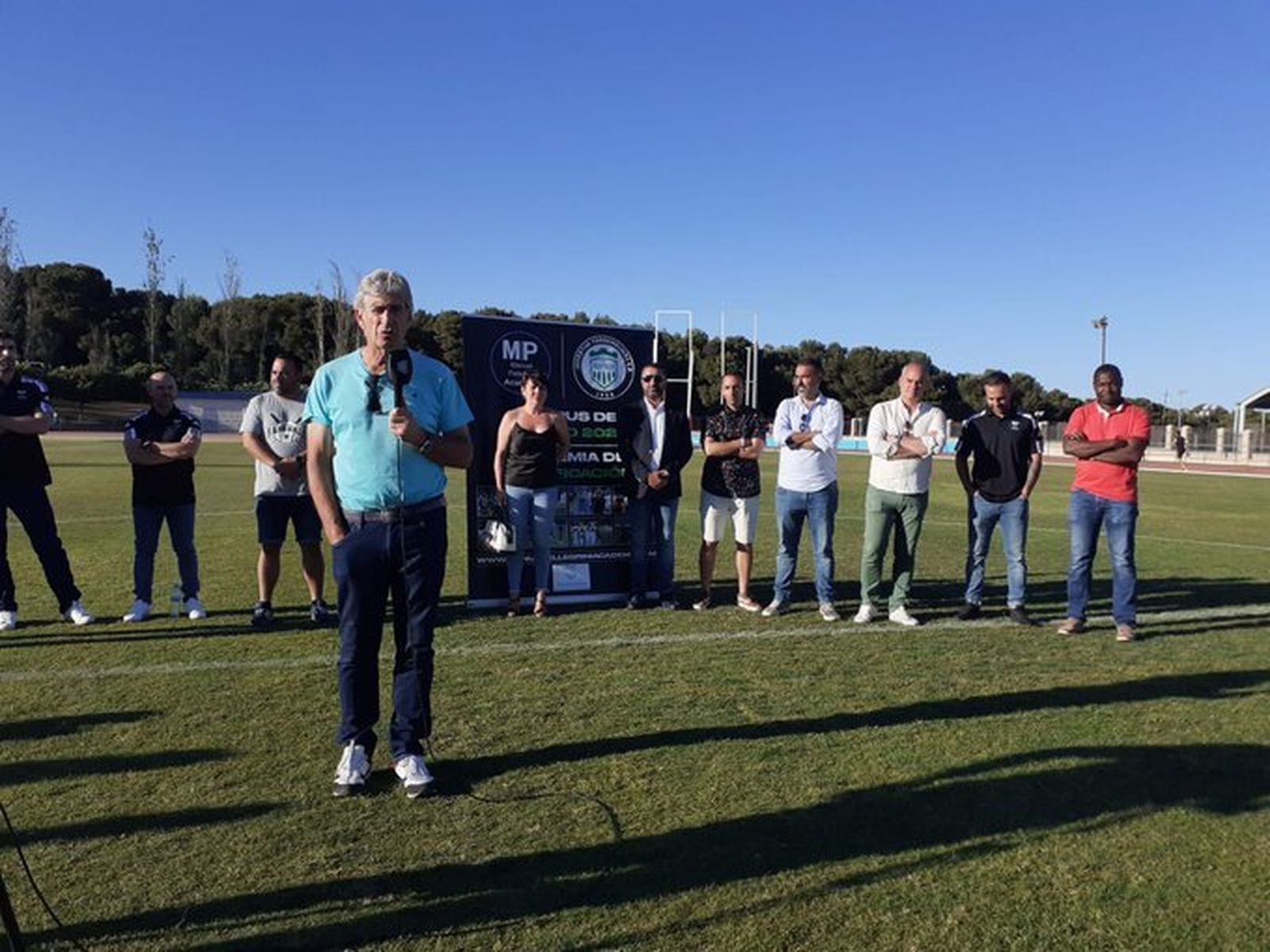 Pellegrini, durante la presentación de su campus en Torremolinos.