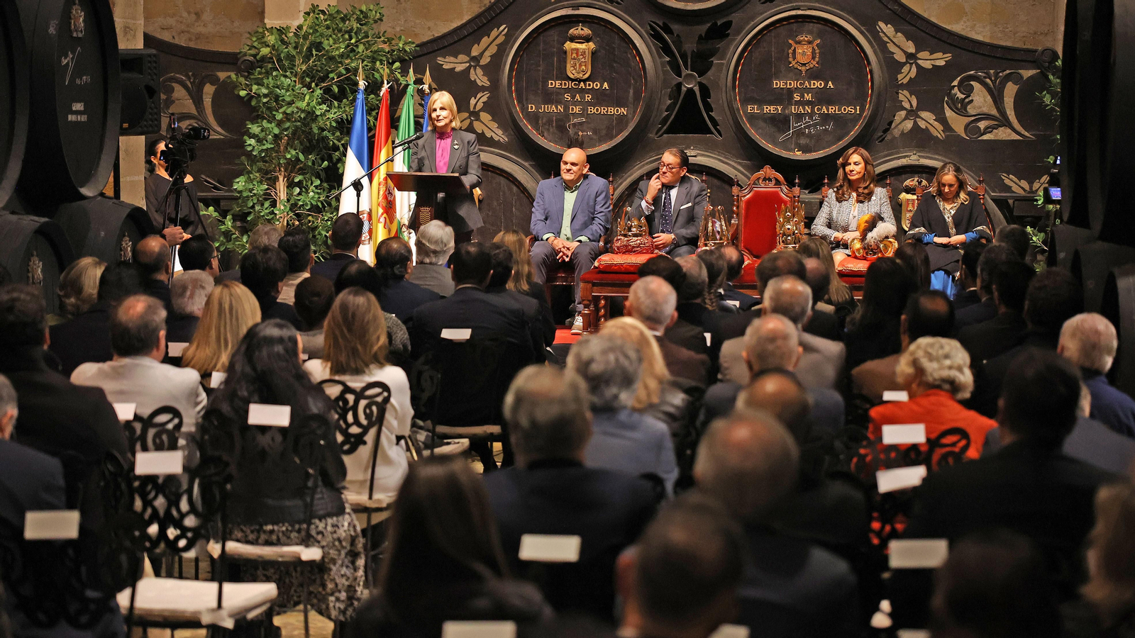 Presentación de los Reyes Magos 2024 de Jerez en Bodegas González Byass