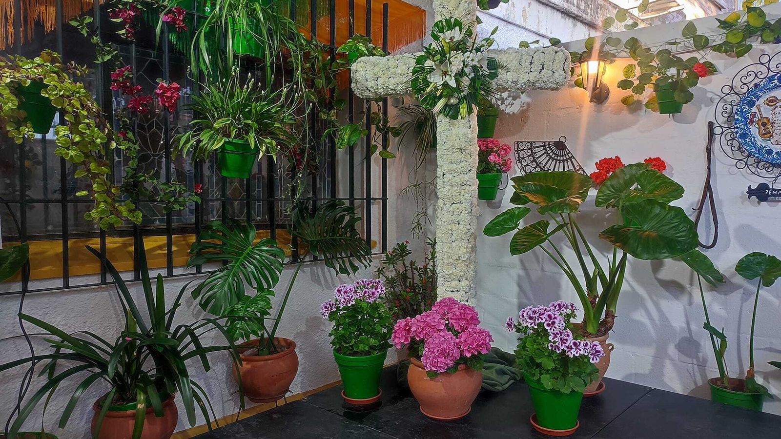 Cruz de mayo de la Peña Flamenca Canalejas