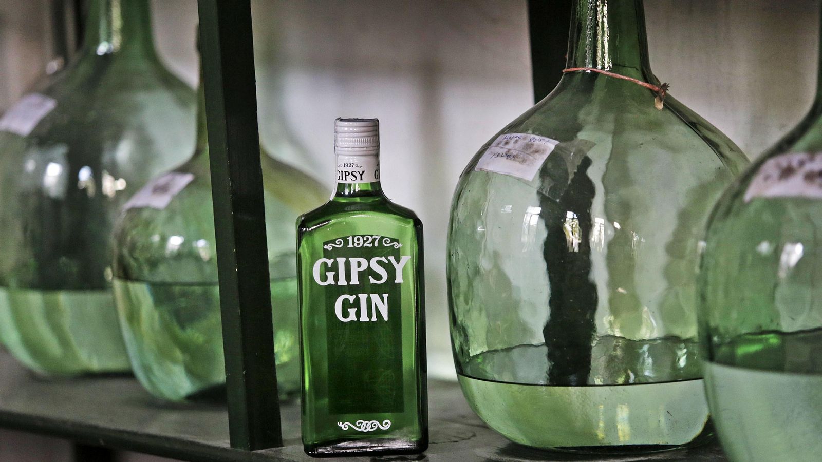 Imagen de una botella de 'Gipsy 1927'.