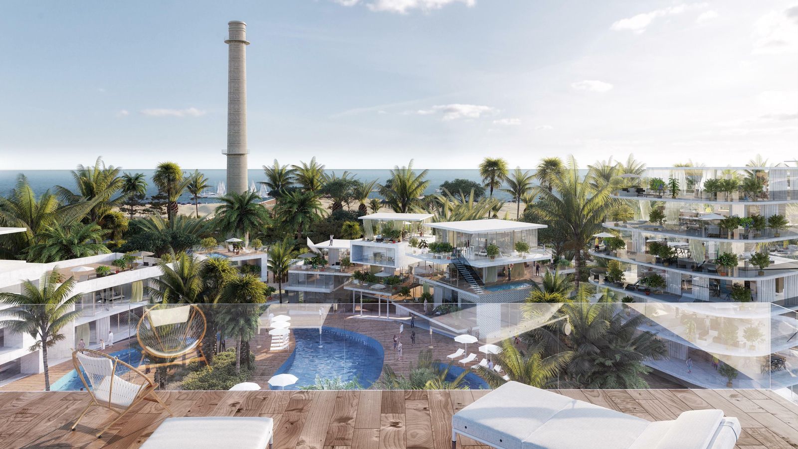 Ordenación del proyecto en los suelos de La Térmica.