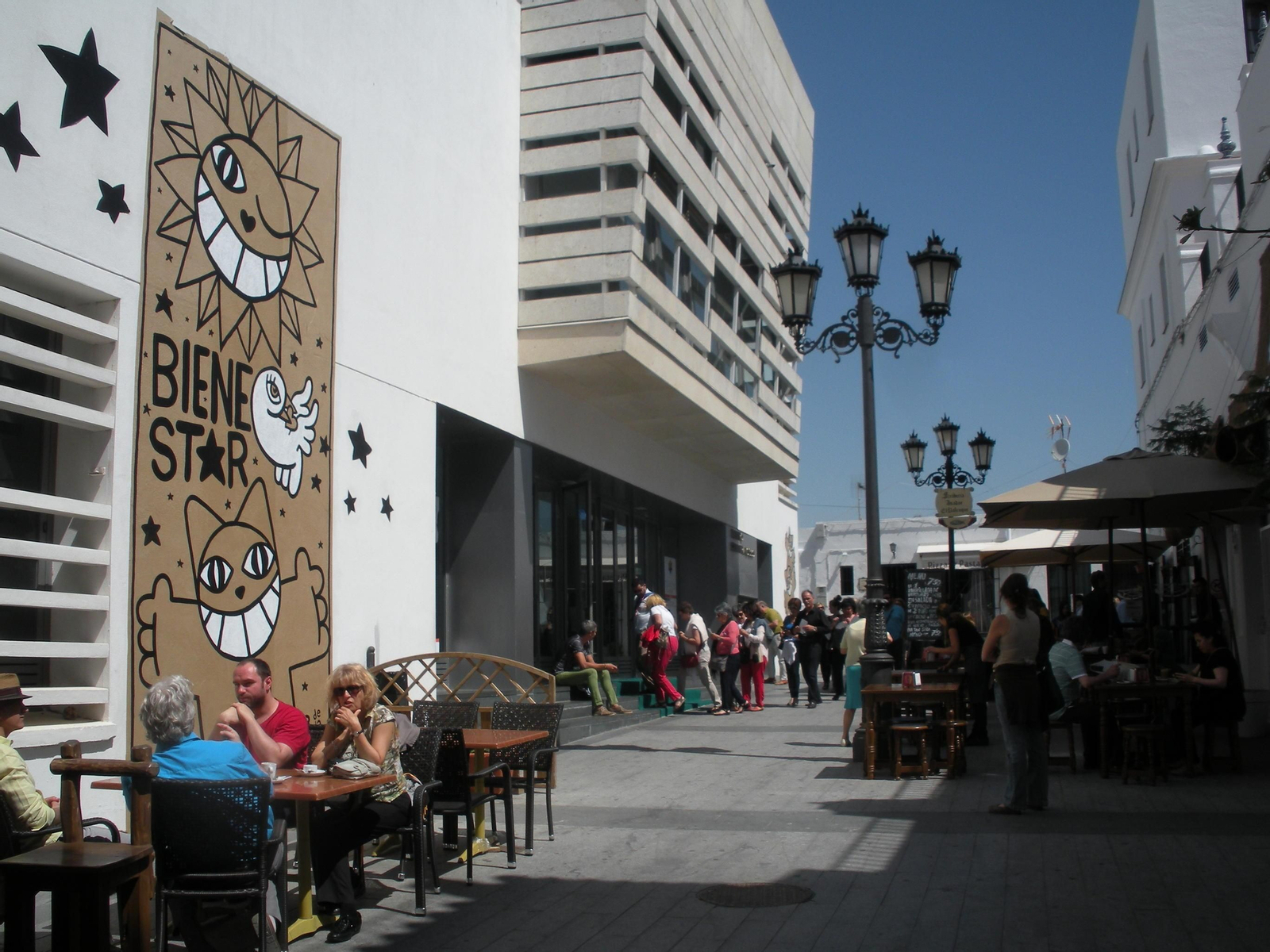 La fachada del Teatro San Francisco, de Vejer.