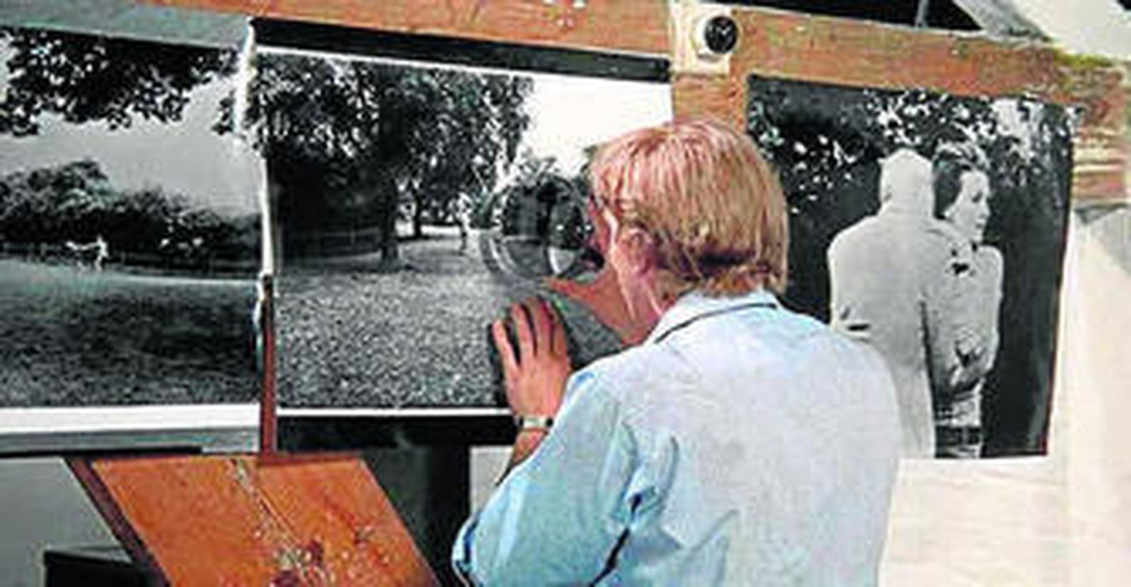 1. La modelo Veruschka, durante una sesión en la película con el fotógrafo encarnado por David Hemmings. 2 y 3. Hemmings, en otras dos escenas, una de ellas la famosa del partido de tenis de los mimos. 4. Michelangelo Antonioni. 5. Cartel de la película.