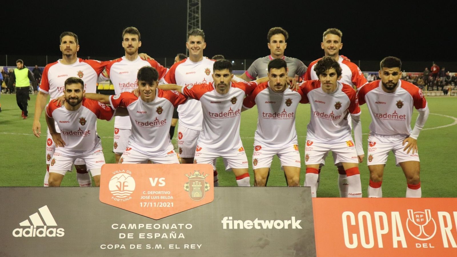 Once inicial del Atlético Espeleño ante el Villa de Fortuna.