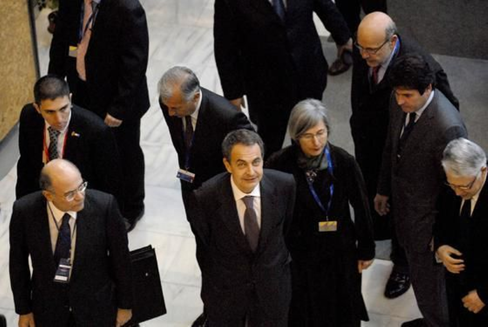 La llegada a la sede de la cumbre fue uno de los momentos de mayor expectación

Foto: Jesús Ochando