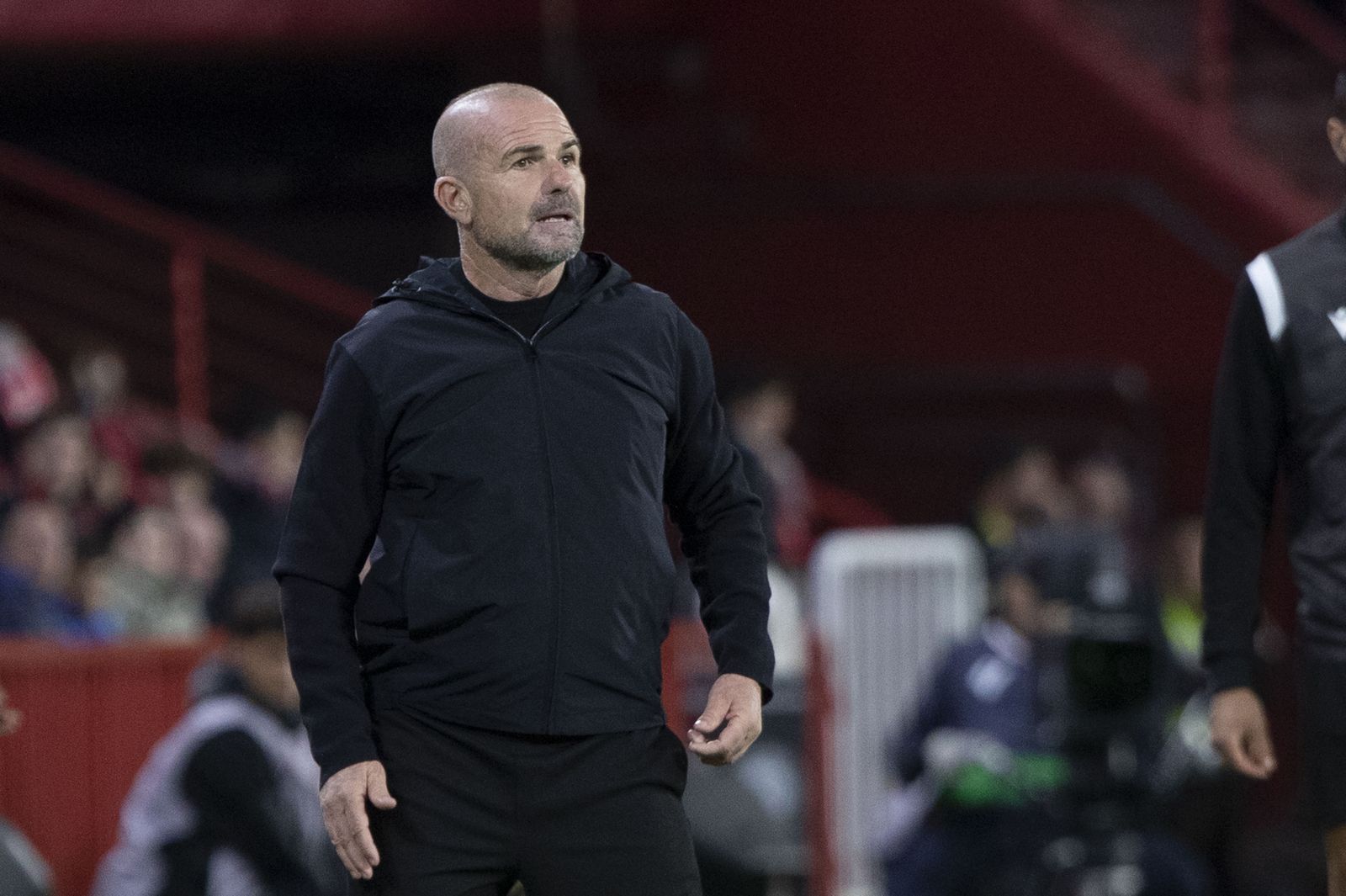 Paco López, en el partido ante el Villarreal
