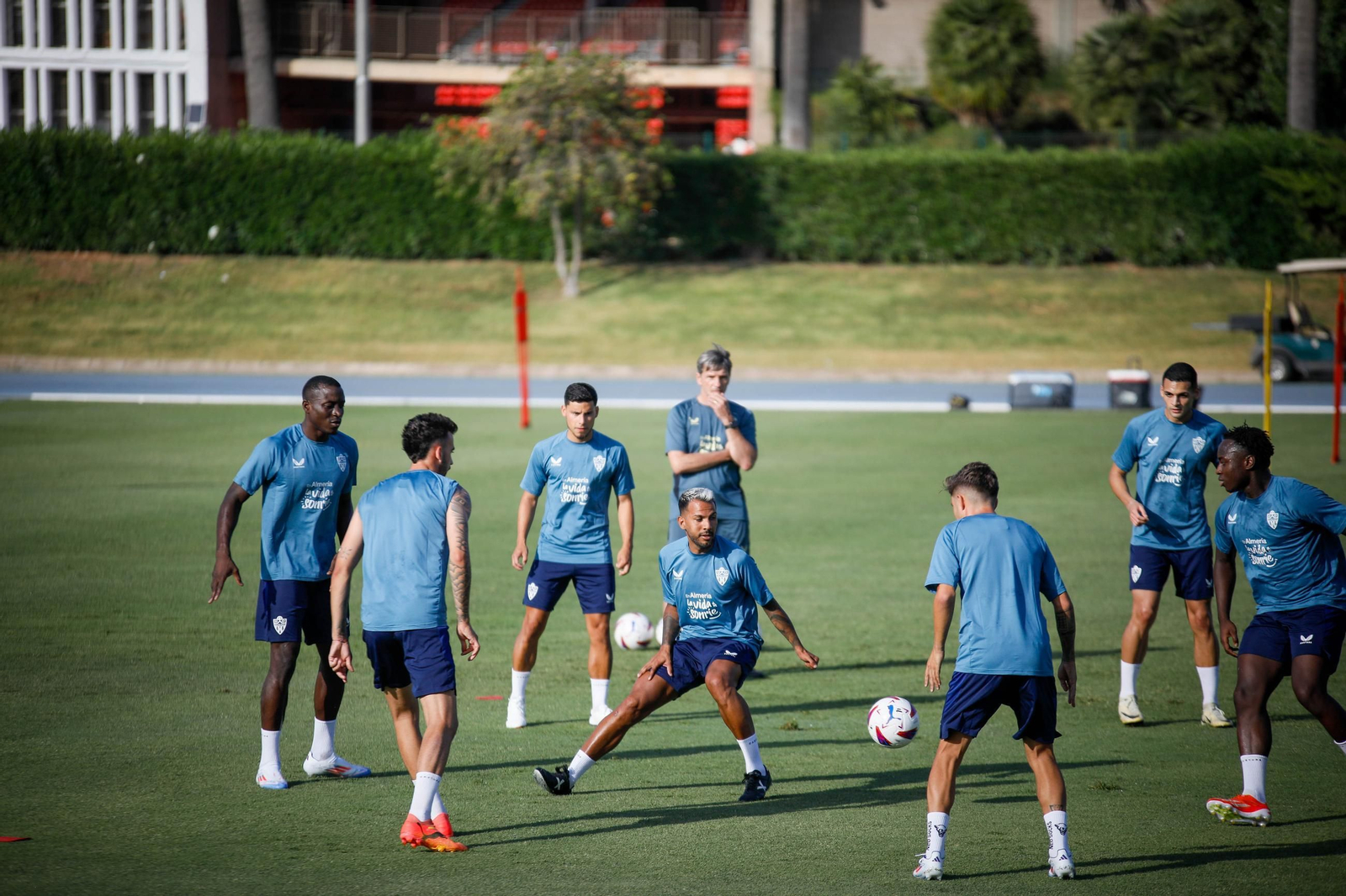 Primer entrenamiento pretemporada del Almería, en imágenes