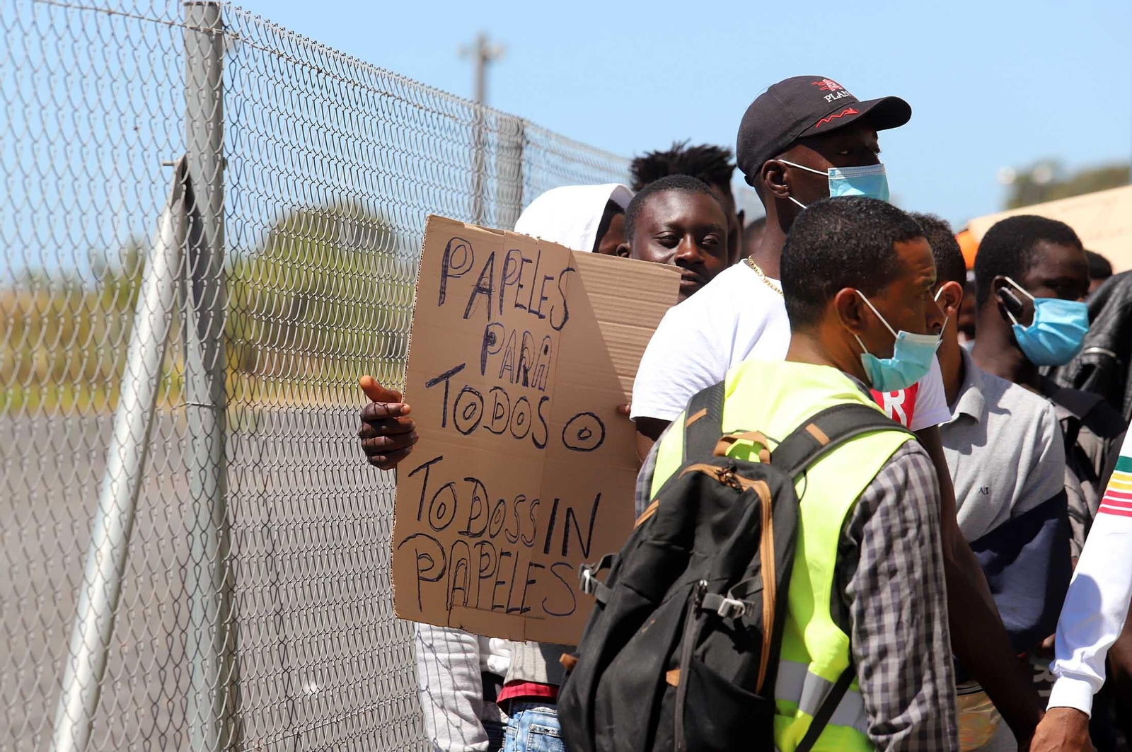 Imágenes de la manifestación por la regularización de inmigrantes