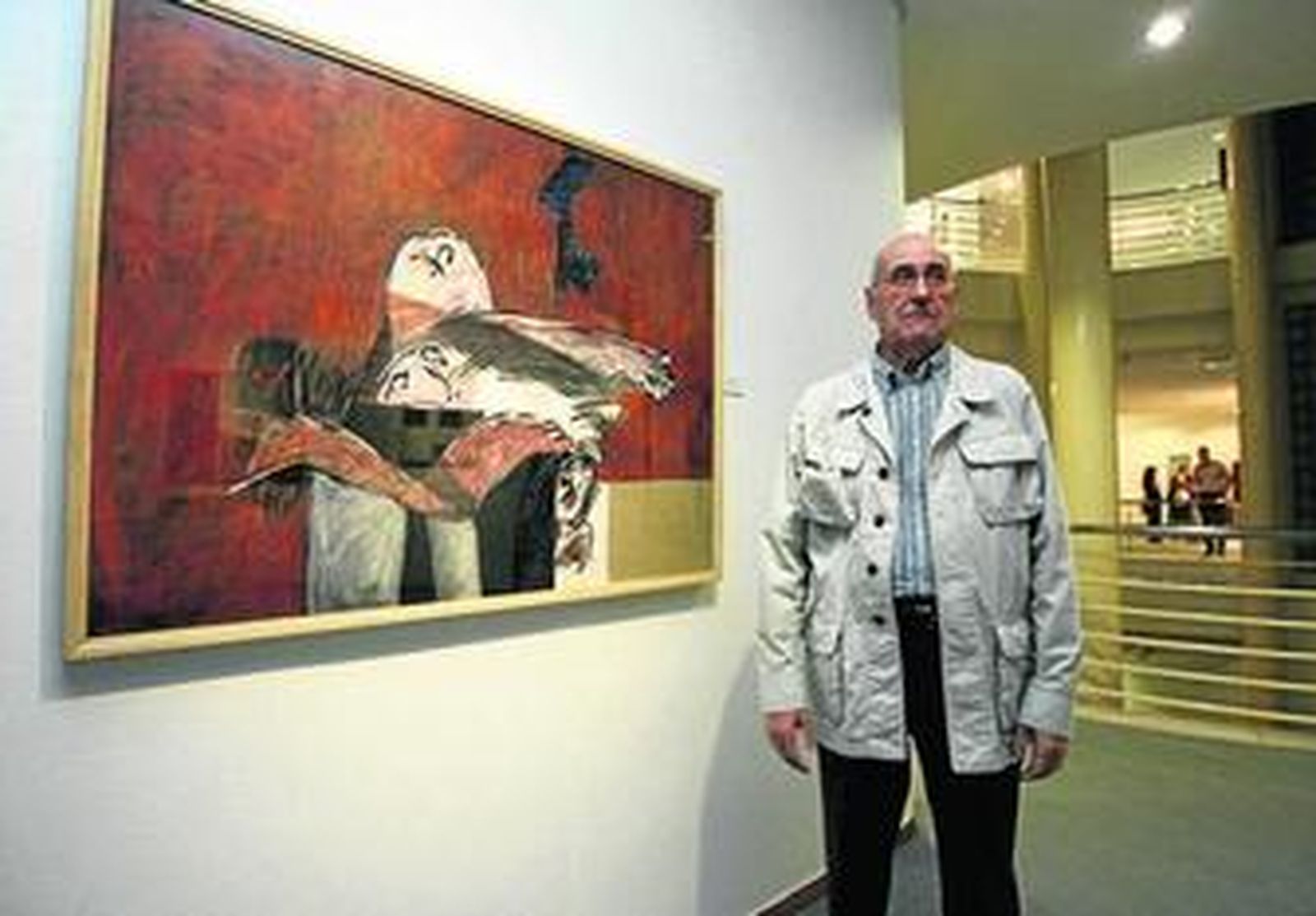 Doroteo Arnáiz inauguró hace unas semanas una exposición en el CAMA.