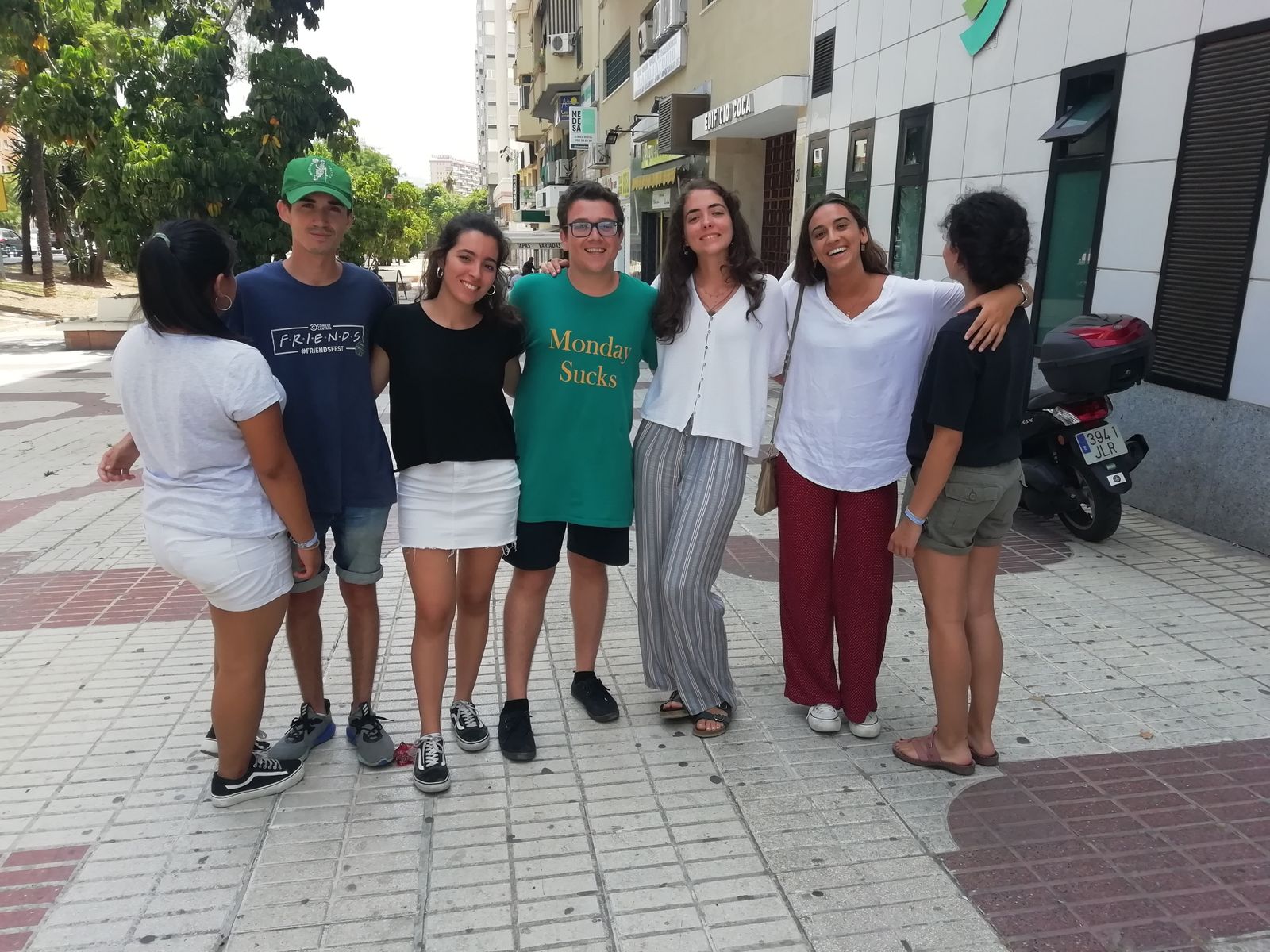 Los jóvenes que colaboran como voluntarios en Amappace.