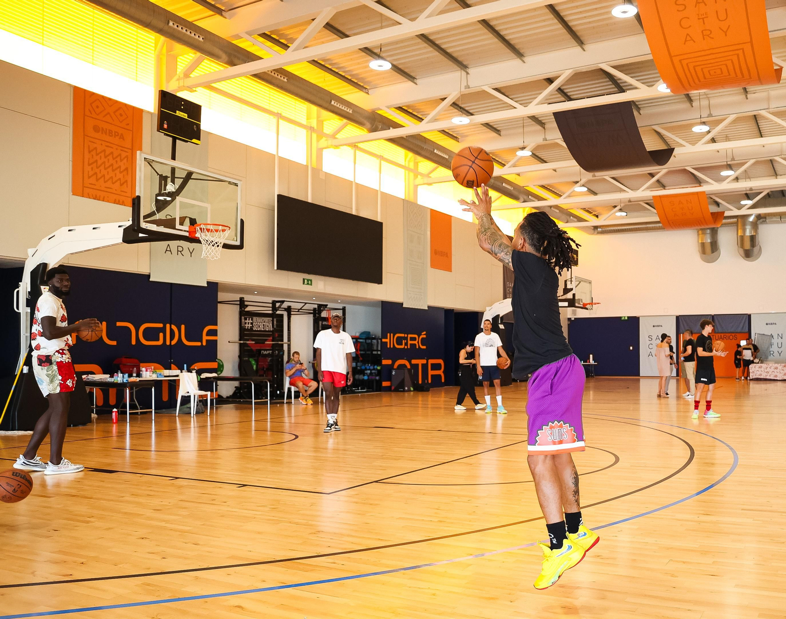 Las fotos de los jugadores NBA en The Embassy, en Fuengirola