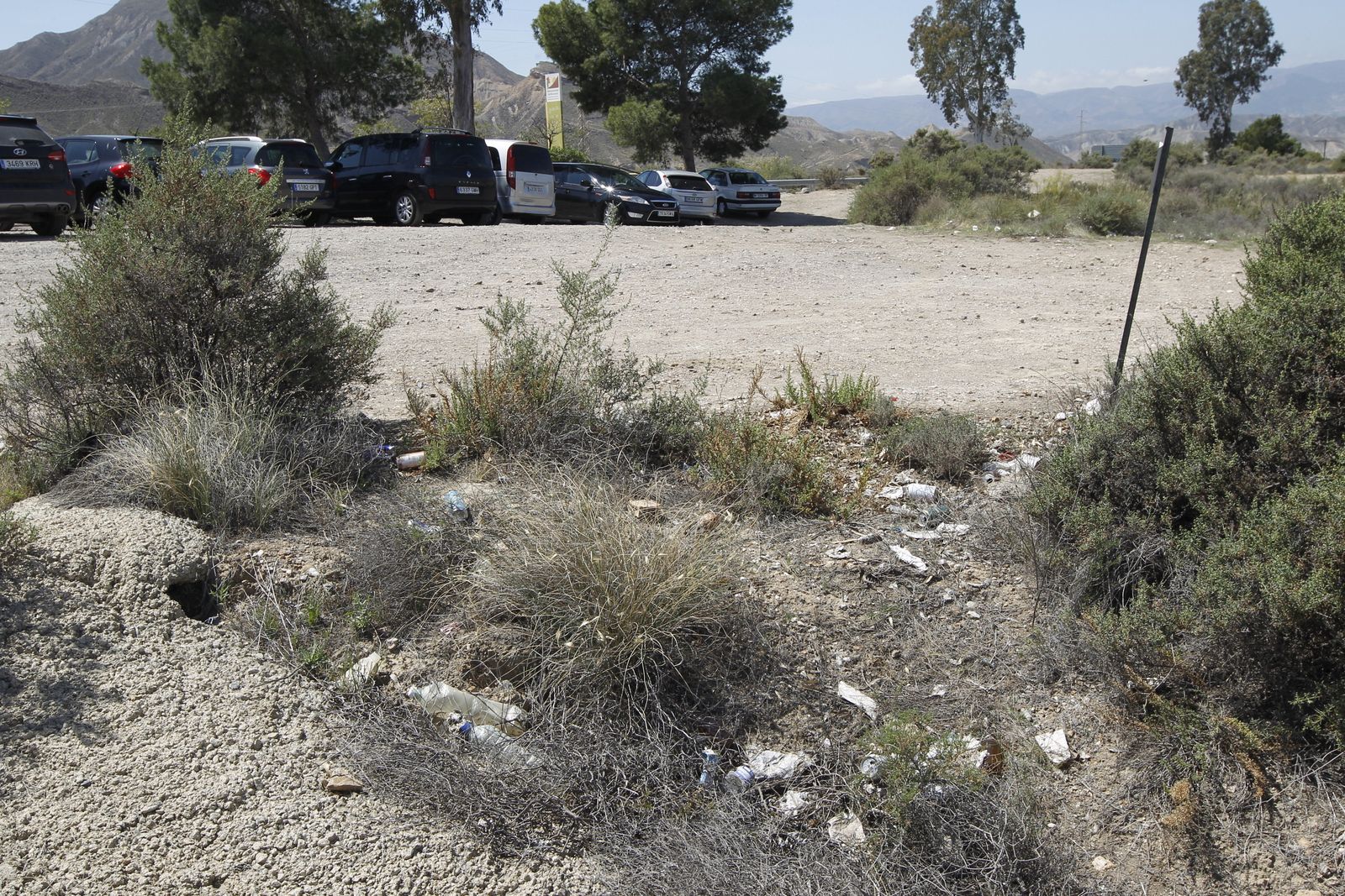 Fotogalería basura en el Desierto de Tabernas