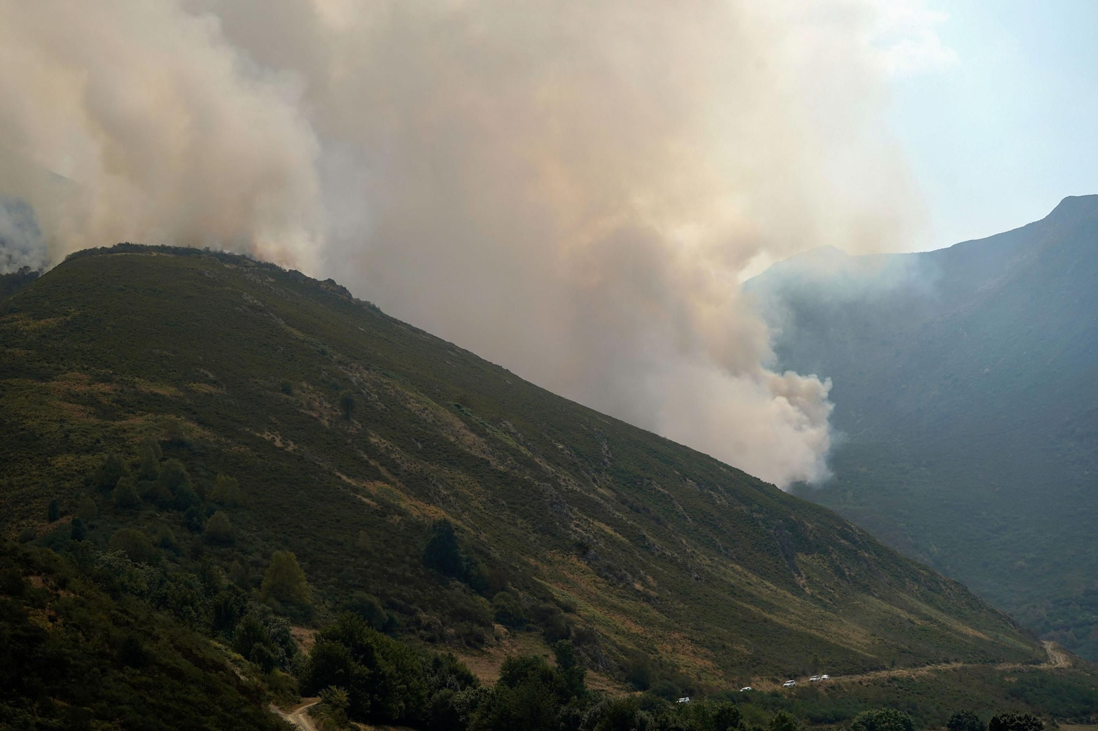 Incendio en Asturias