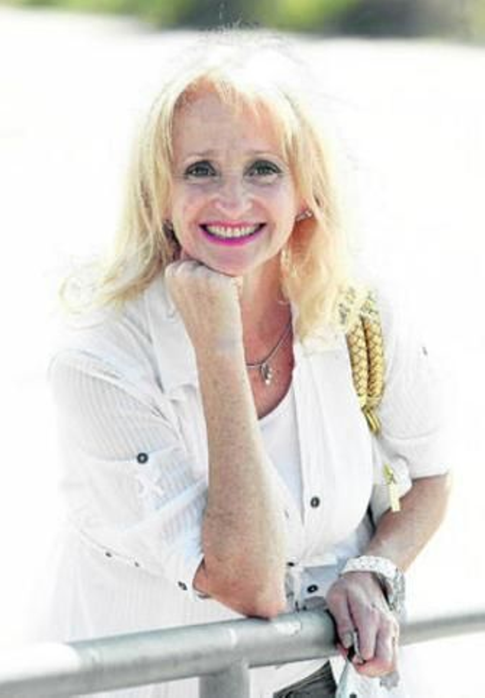 La linense Yolanda Cruz Ayala, ayer antes de la entrevista en Santa Margarita (La Línea).