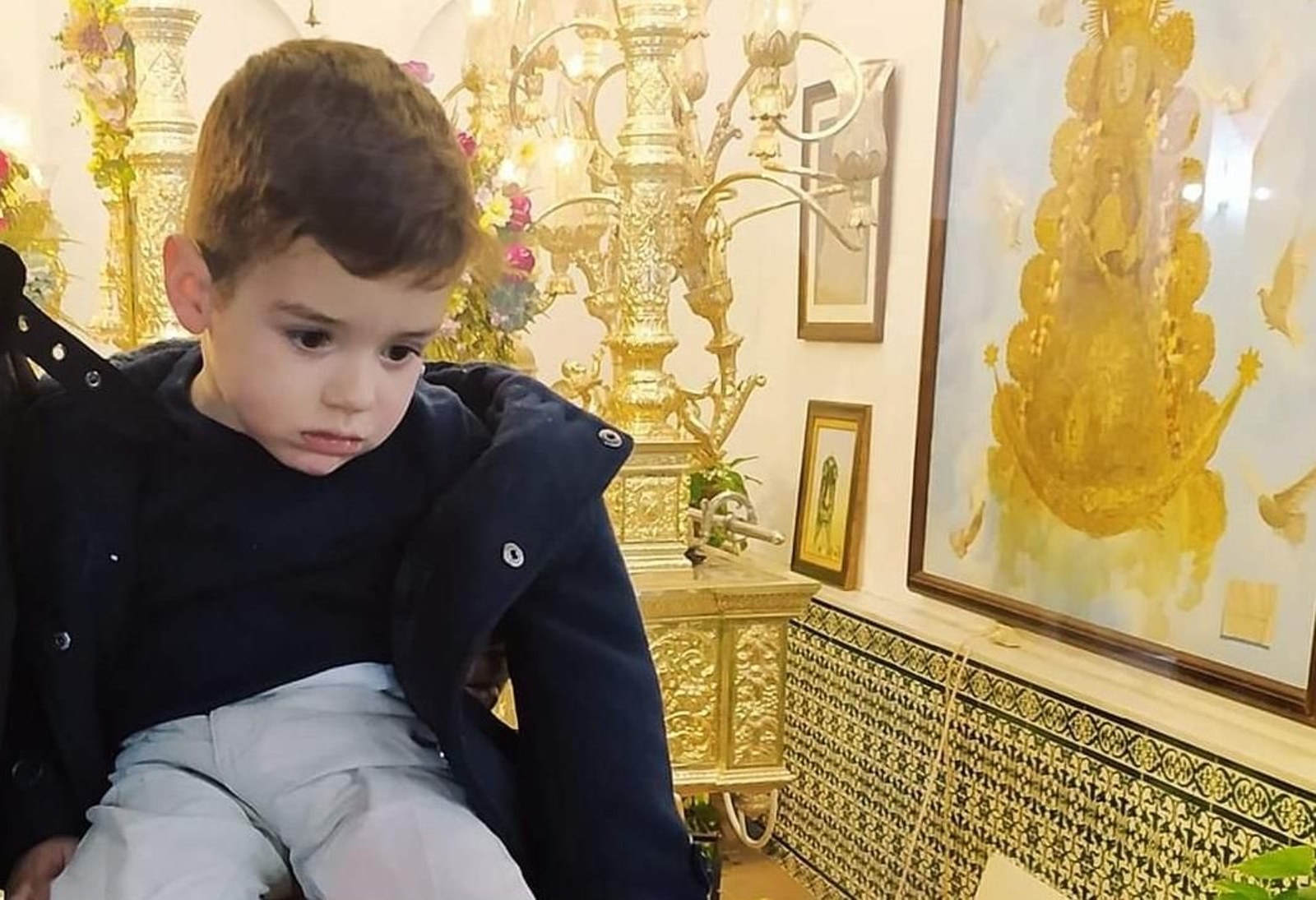 Alejandro, de tres años.