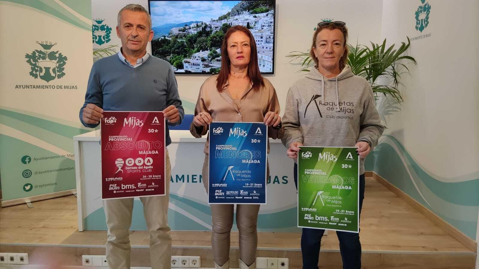 La presentación de la temporada deportiva de pádel.