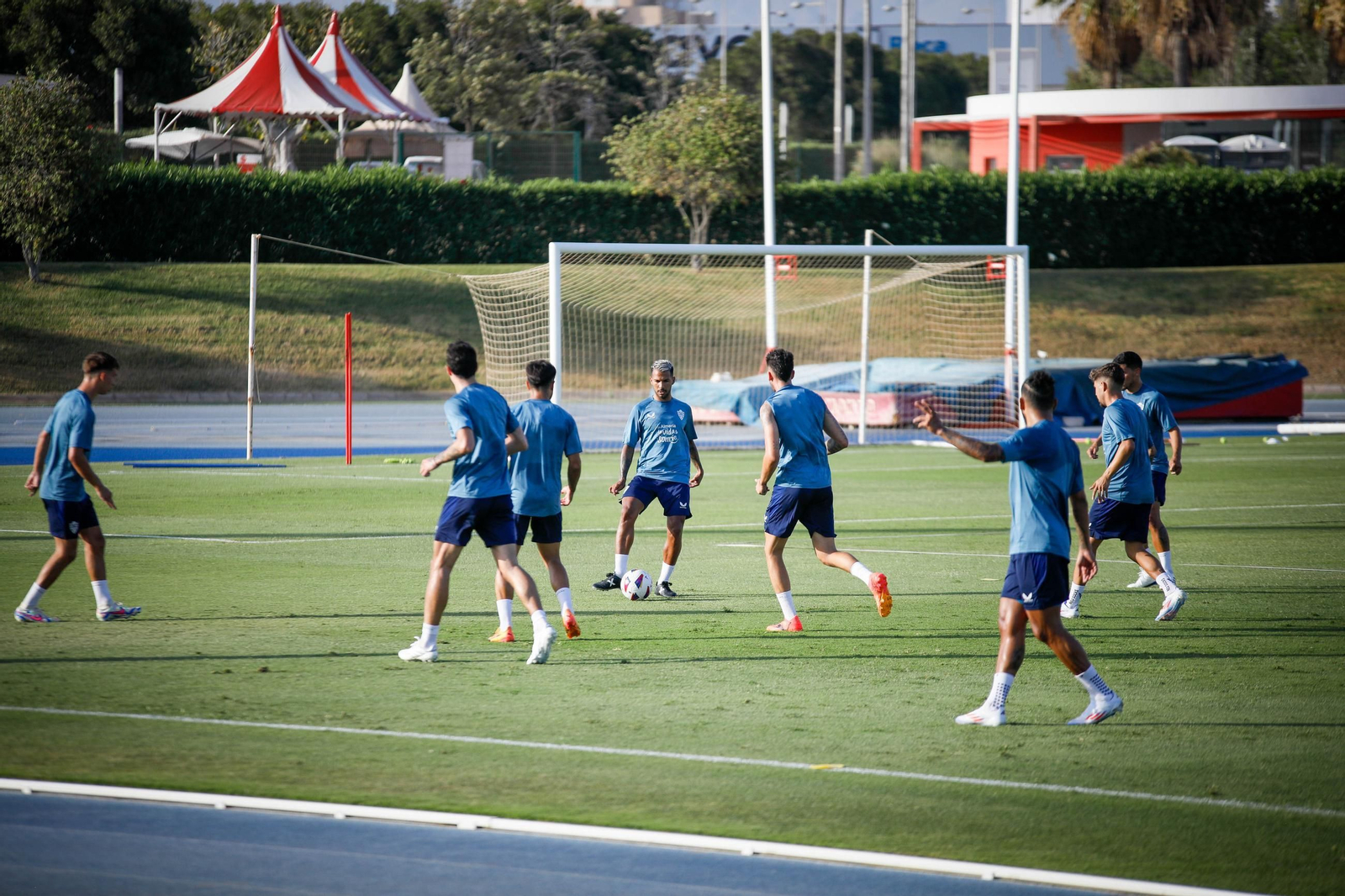 Primer entrenamiento pretemporada del Almería, en imágenes