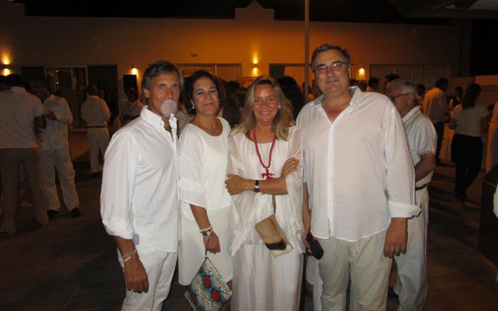 Jorge Manrique, Marta Dodero, José Fernández Rivas y José Antonio Portillo, durante el festejo.

Foto: Ignacio Casas de Ciria