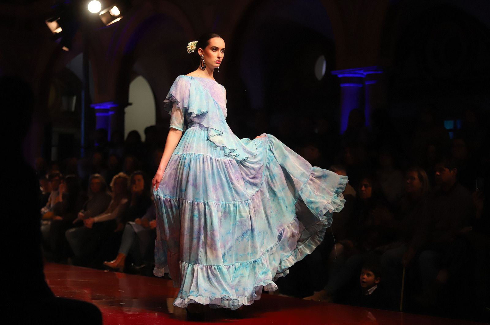 Huelva Flamenca 2023. Imágenes de la pasarela de moda flamenca de la modista Adelina Infante