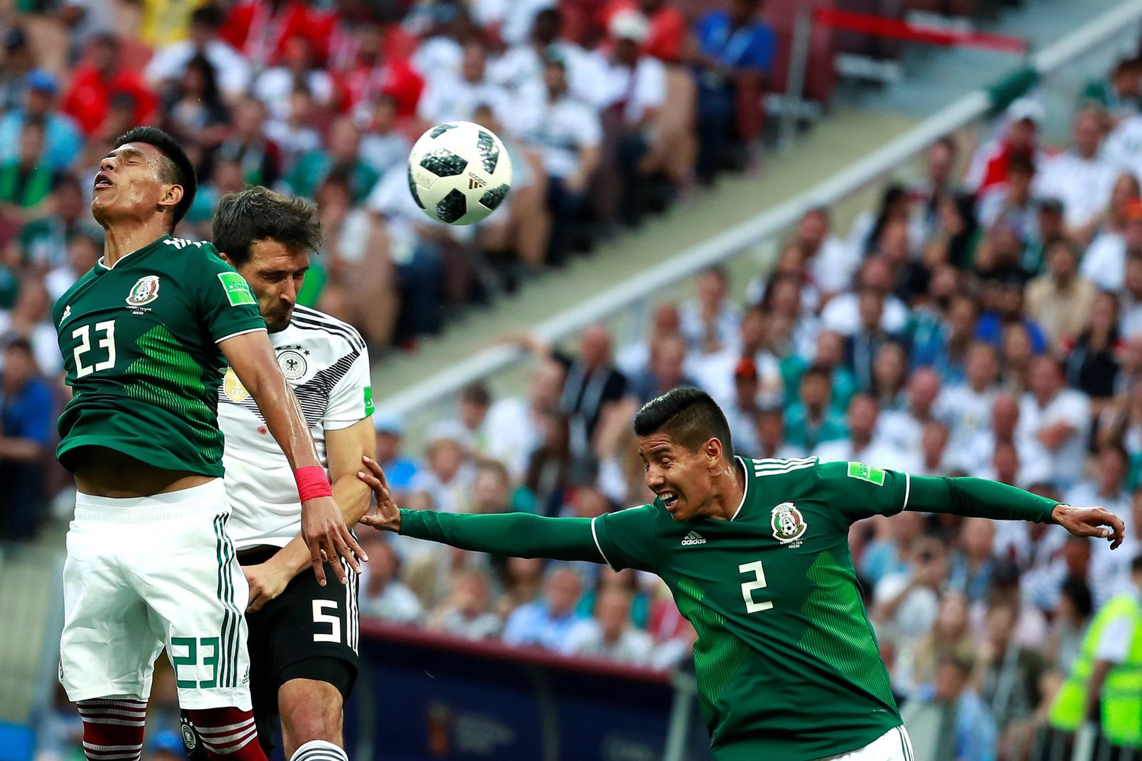 Las imágenes del Alemania-México