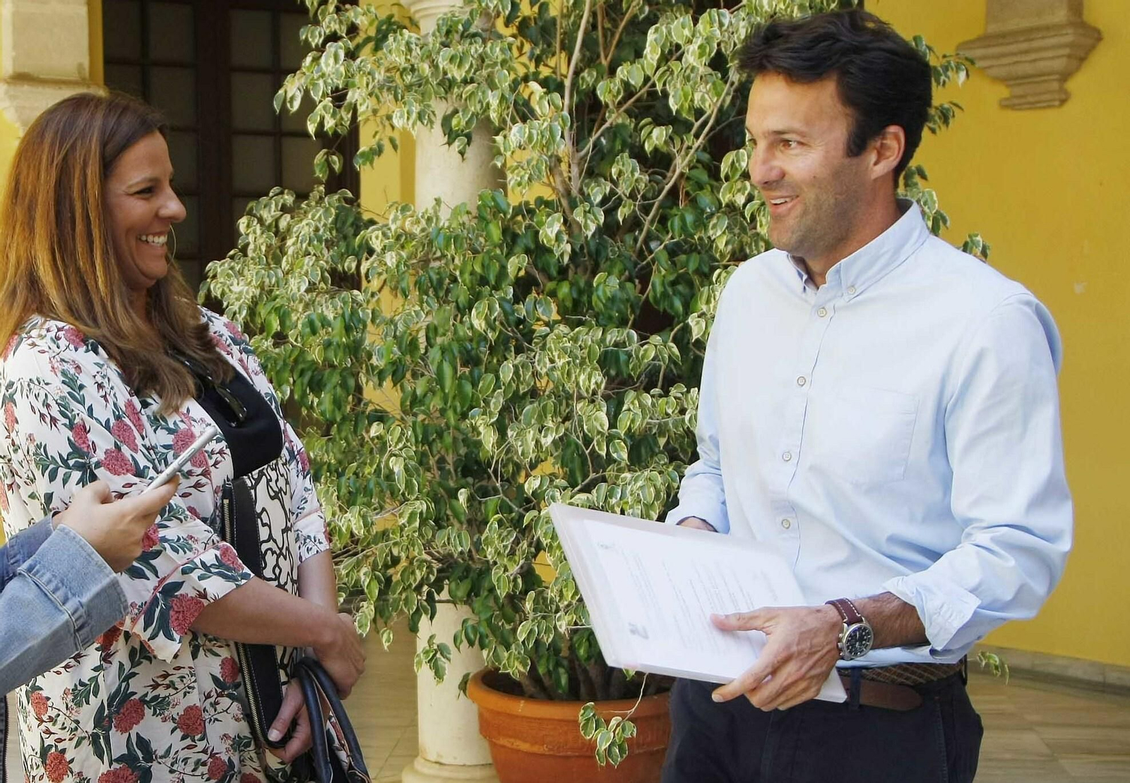 Estefanía Brazo y Carlos Pérez, de Ciudadanos.