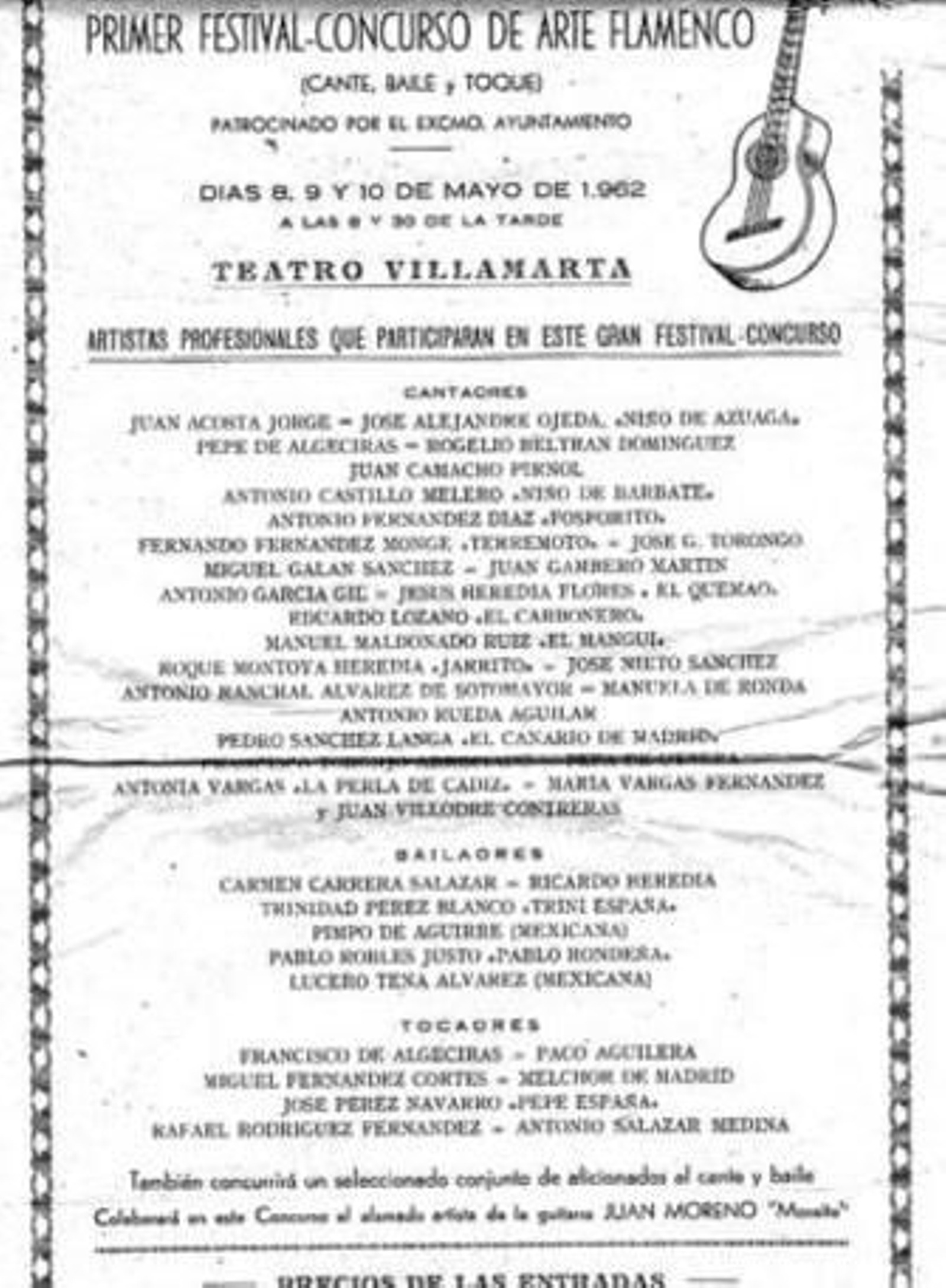 Cincuentenario del primer Festival-Concurso de Arte Flamenco