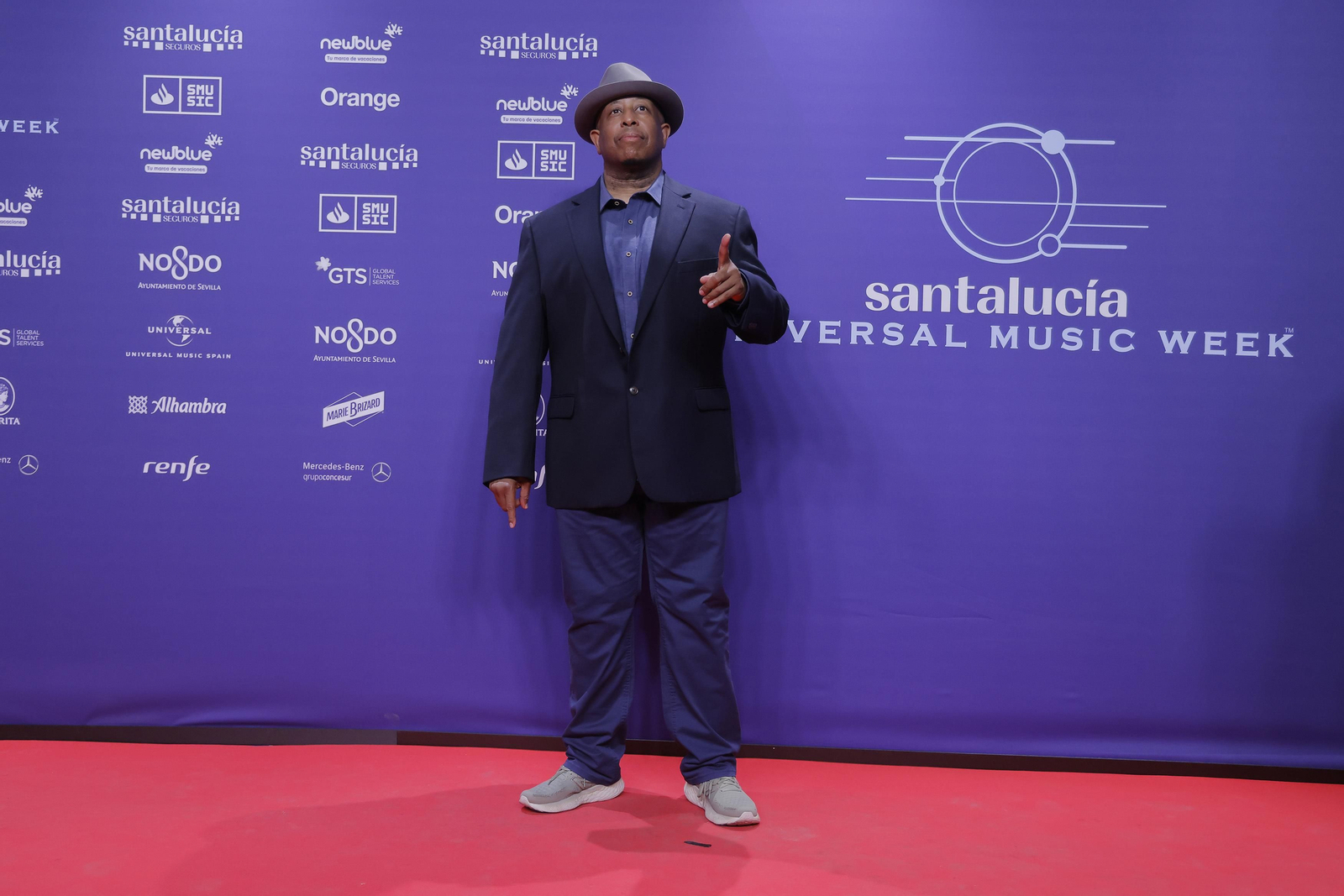 Famosos y artistas en la alfombra roja de la gala del flamenco en los 'Santalucía Universal Music Week'