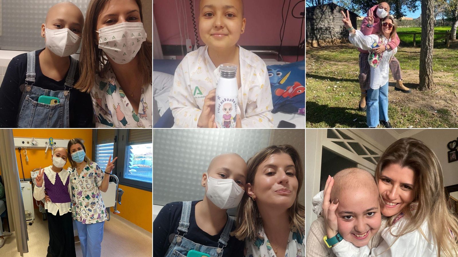 Paula y Ángela, inseparables en la lucha contra la leucemia Paula y Ángela, inseparables en la lucha contra la leucemia