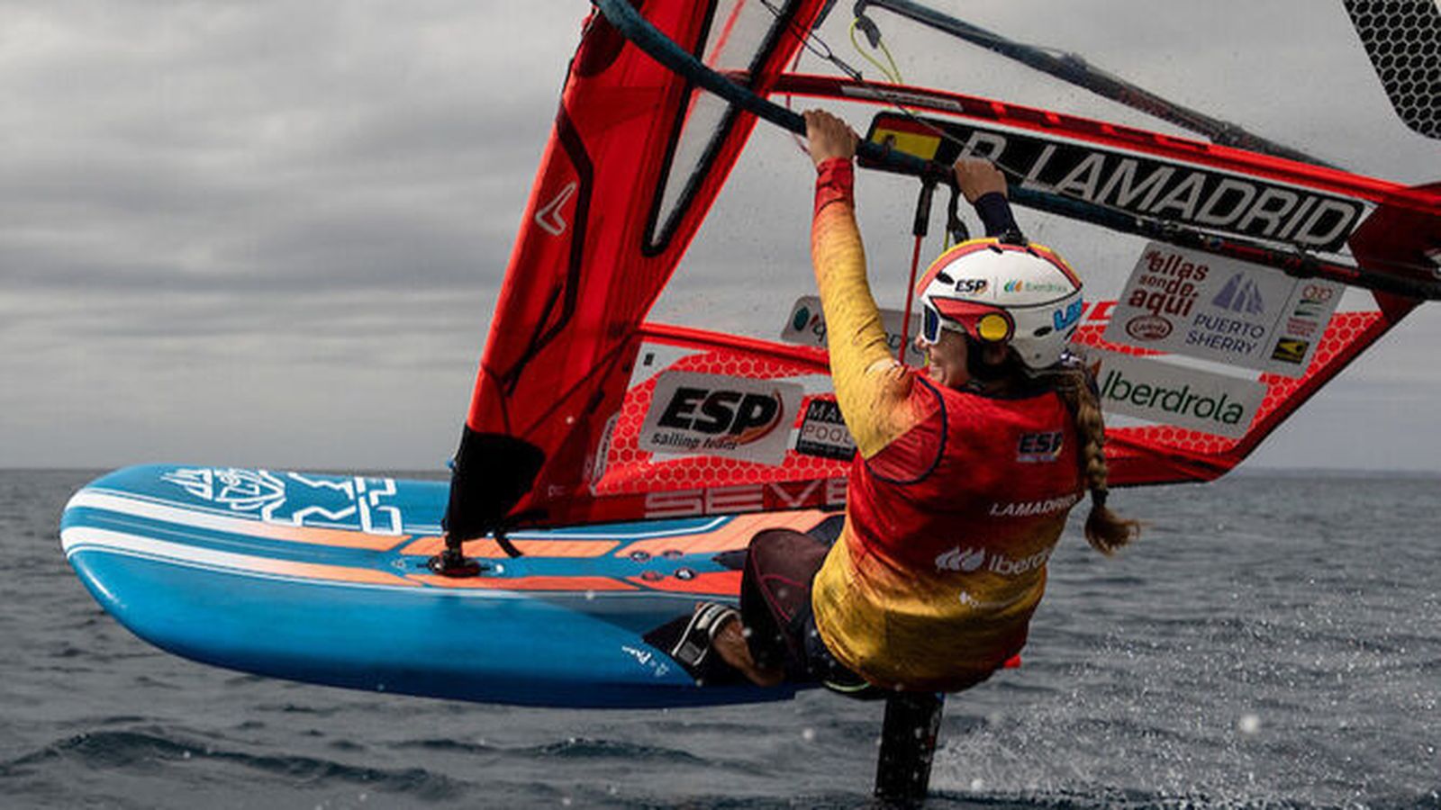 Pilar Lamadrid, en una de sus últimas competiciones.