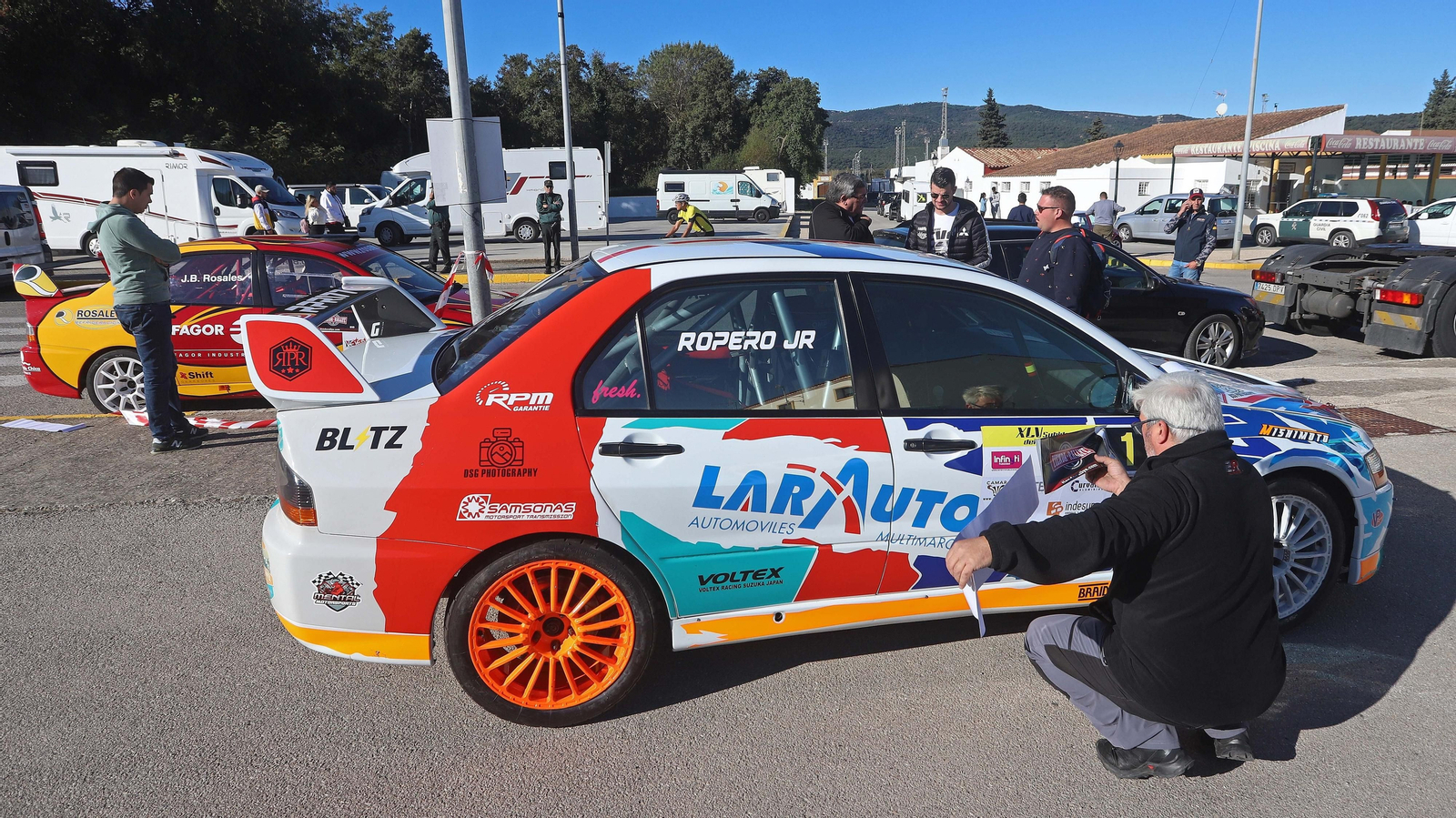 Fotos de los preparativos de la VIII Subida a Castellar