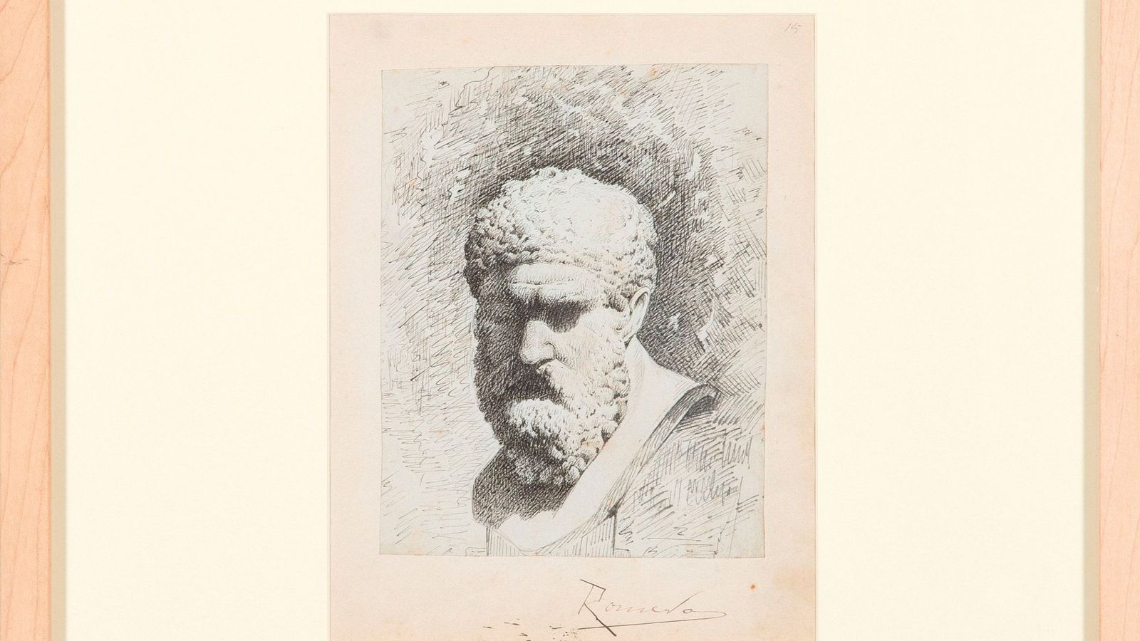 El dibujo de Enrique Romero de Torres a subasta