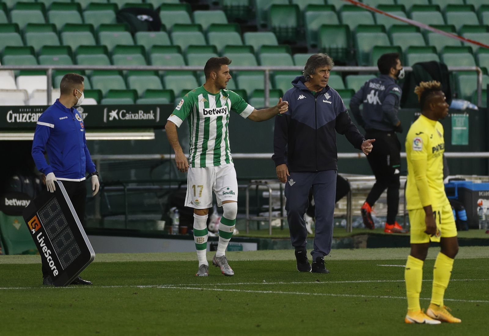 Las imágenes del Betis-Villarreal