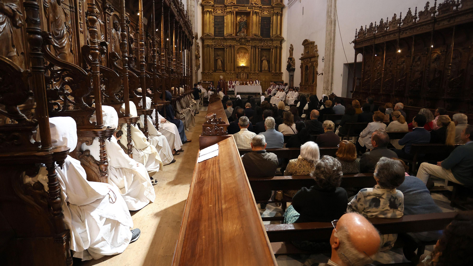 Misa de despedida en la Cartuja de Jerez a las hermanas de Belén