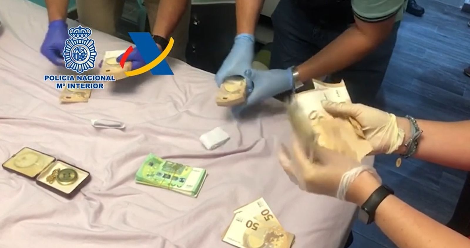 Imagen de archivo de una operación contra el blanqueo de capitales.