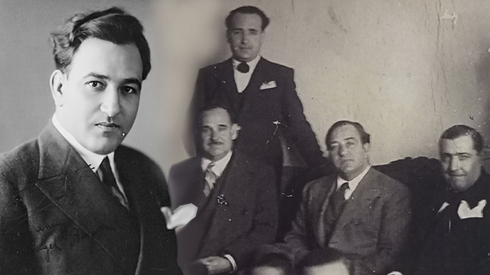 Miguel Burró Fleta y algunas personalidades de los años 30 en Almería