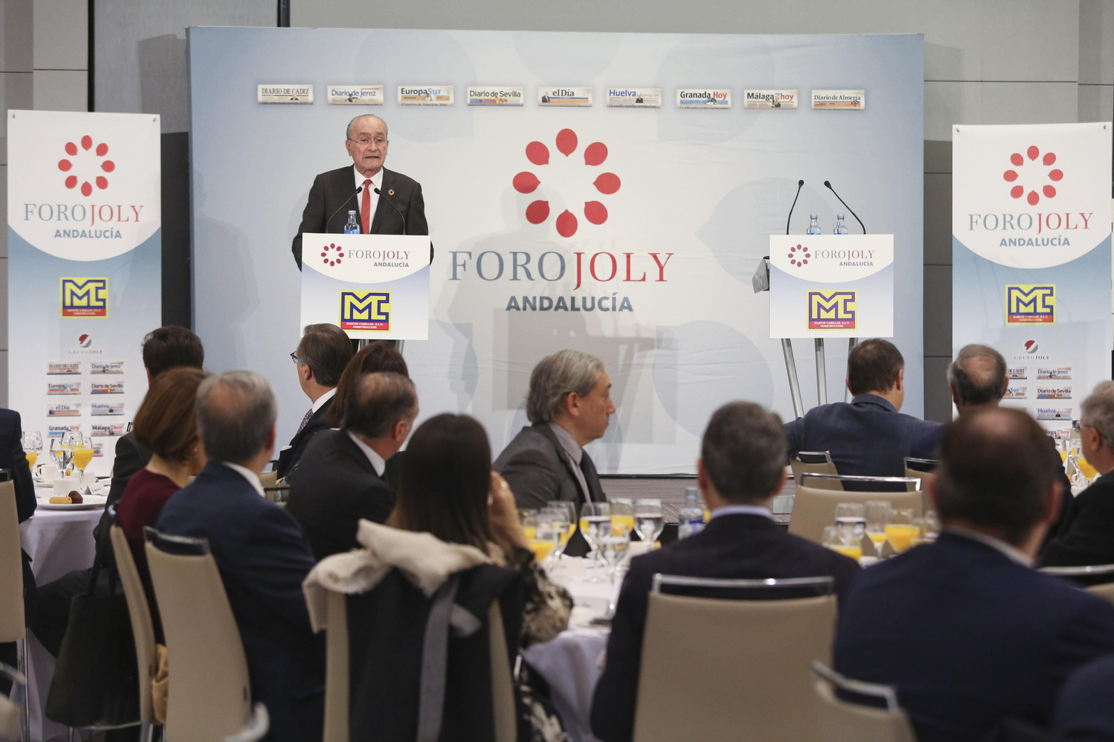 Fotos del Desayuno informativo Grupo Joly con el alcalde de Málaga