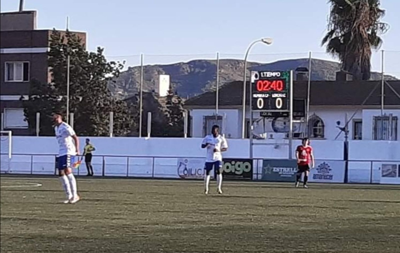 Imagen del partido de este domingo en El Hornillo