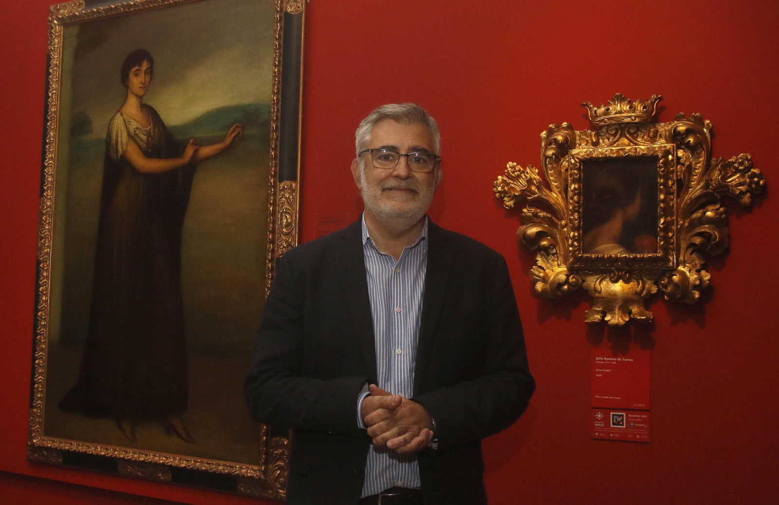 Enrique Ortega, en el Museo Julio Romero de Torres.