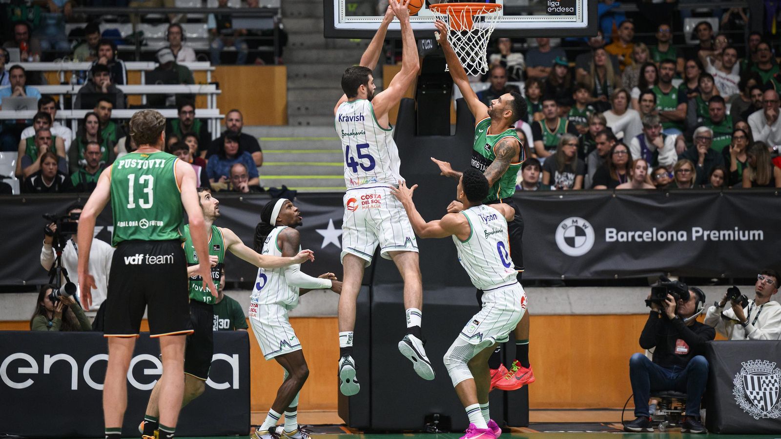 El Joventut-Unicaja, en fotos