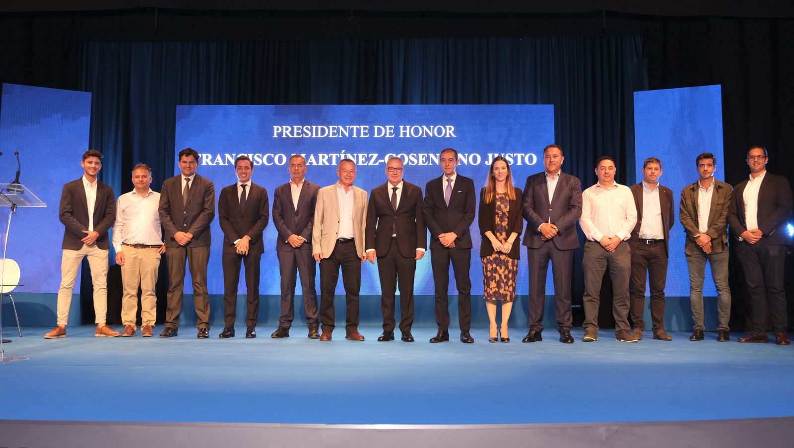Imágenes del reconocimiento  como Presidente de Honor de la Asociación de Empresarios del Mármol, Francisco Martínez Cosentino